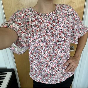 Ann Taylor - Floral Blouse